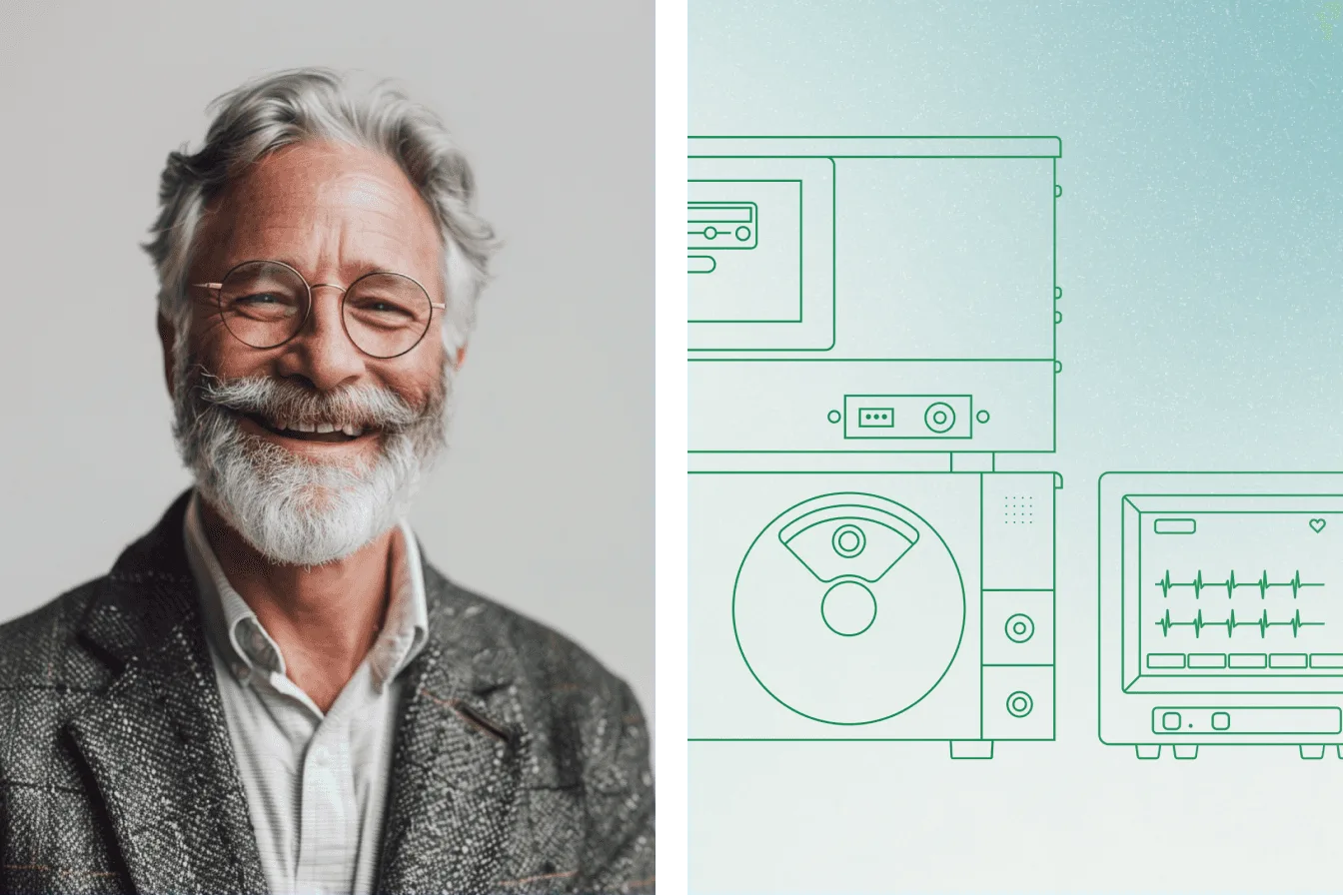 Patients and consoles: the illustration system carrying the whole product line