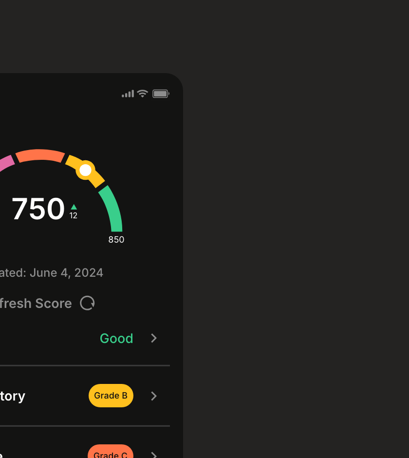 The score view: credit building made visible, payment by payment